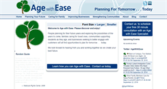Desktop Screenshot of agewithease.com